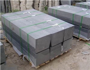 Mongolia Black Kerbstone, Black Basalt Kerbstone