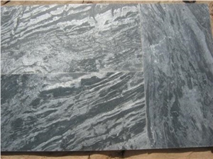 Silver Gray Slate Slabs, India Grey Slate