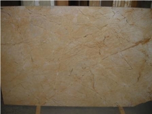 Yellow River Marble- Golden Spider