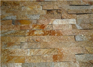 Yellow Gneiss 5/L Ledge Stone, Feature Wall