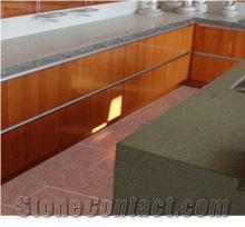 Polished Porphyry Countertops, Porfido Sarentino Grigio Grey Granite