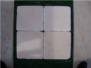 Tumbled Trani Stone Paving Tiles