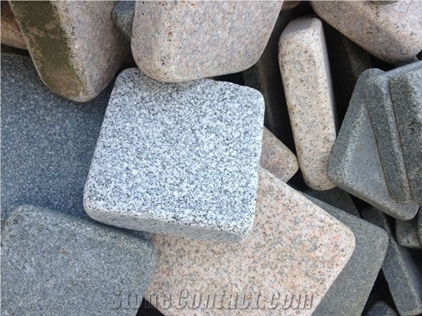 China Tumbled Granite Pavers, G682 ,G612 ,G603 Beige Granite Pavers