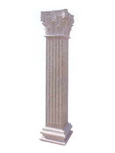 Roma Column,Yellow Granite Roman Column