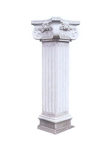 Roma Column,White Granite Roman Column