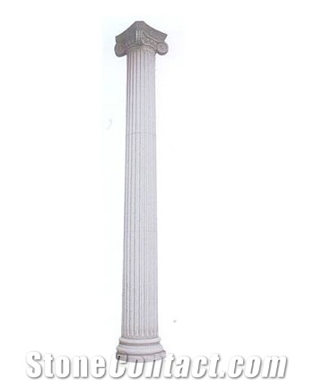 Roma Column,Yellow Granite Roman Column