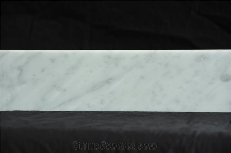 Skirting Bianco Carrara, Bianco Carrara Unito D Marble Slabs