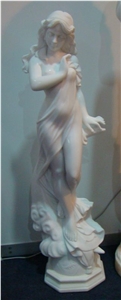 Jade White Beauty Sculpture
