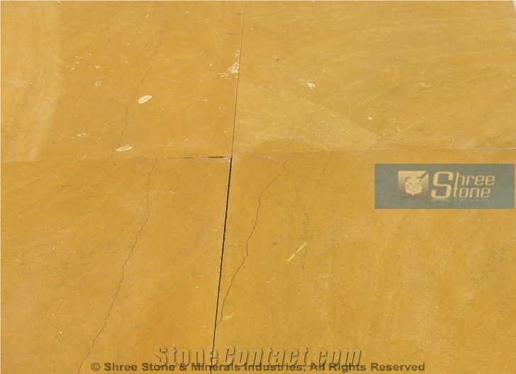 Jaisalmer Yellow Sand Stone, India Yellow Sandstone Slabs & Tiles from
