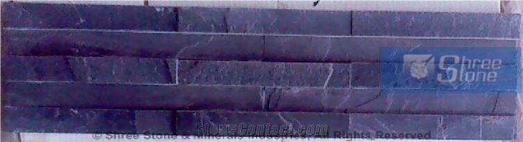Jak Black Wall Panel, Slate Cultured Stone