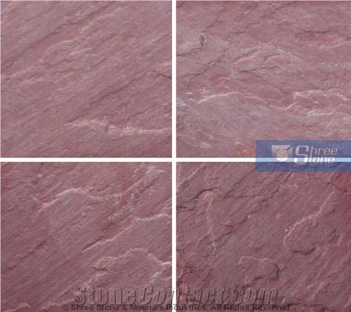Red Chocolate Natural Sand Stone, India Red Sandstone Slabs & Tiles