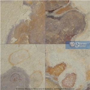 Yellow Rustic Slate Stone