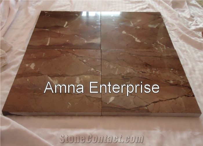 Chocolate Marble Tiles, Sangre Red Marble