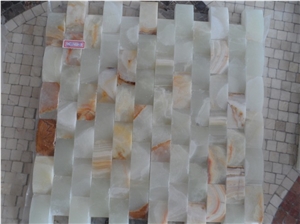 DLStone Onyx Mosaic, White Onyx Mosaic