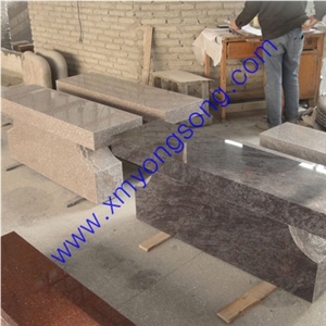 Granite Stone Table & Chair, India Red,G663, Baham