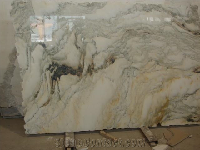 Green Wave Marble Slabs & Tiles, China Green Marble
