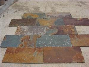 Natural China Rusty Slate Tile(good Thickness)