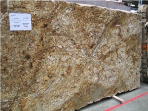 Polished Giallo Crystal Granite Slab(low Price)