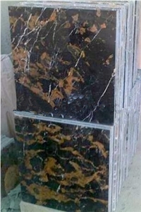 Polished Portoro Gold Marble Tile(good Price)