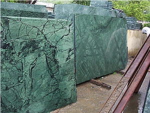 Polished Rajasthan Green Marble Slab