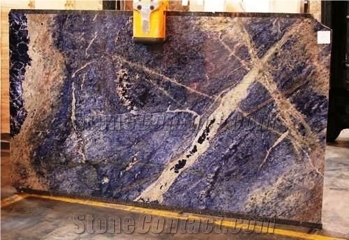 Polished Sodalite Blue Granite Slab(good Quality)