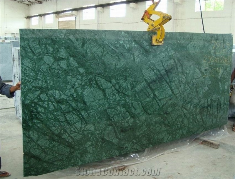 Polished Verde Guatemala Marble Slab