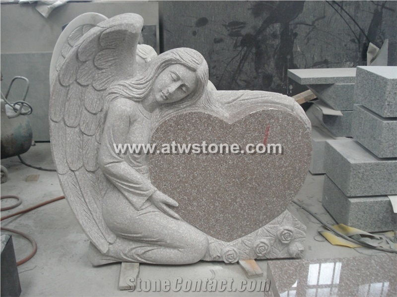G663 Angel Granite Monument