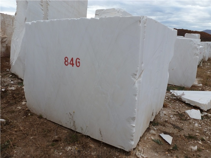 Sivec White A1 Marble Block