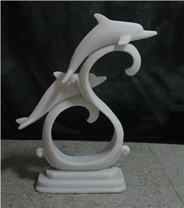 White Marble Elephant Statue, White Marble Statues