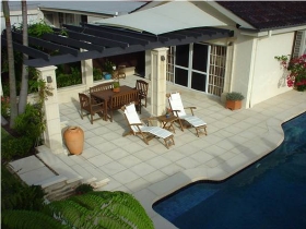 Decking and Coping, Beige Limestone Pool Coping