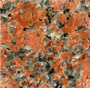 G562 Granite Slabs, China Red Granite