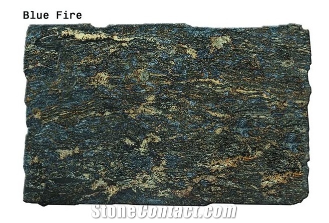 Blue Fire Granite Slabs