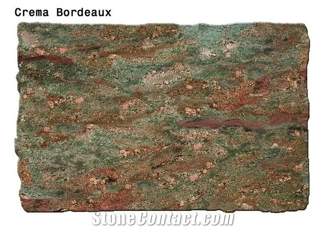 Crema Bordeaux Granite Slabs