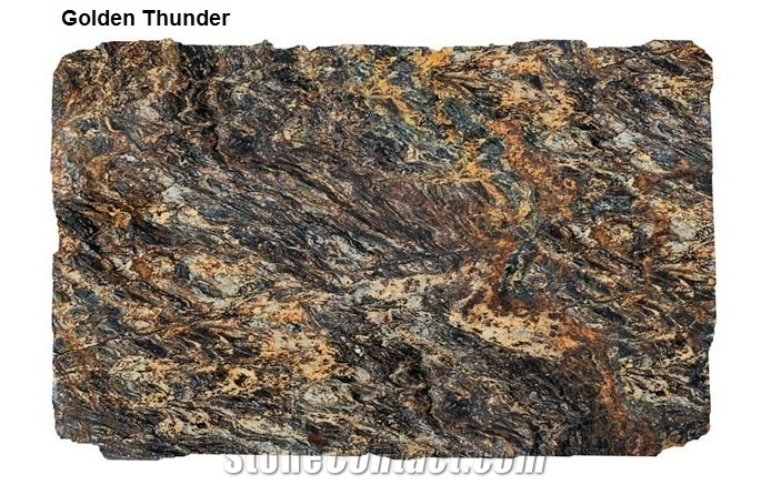 Golden Thunder Granite Slabs