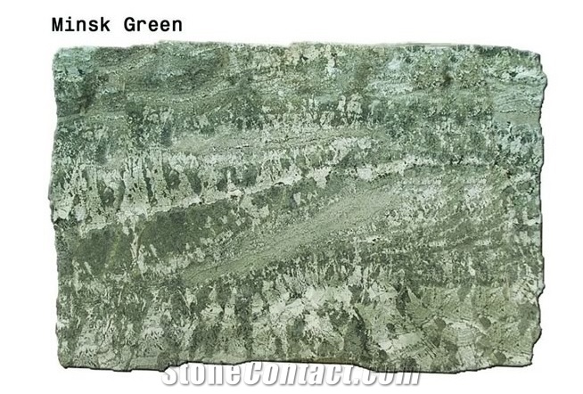 Minsk Green Granite Slabs, Brazil Green Granite