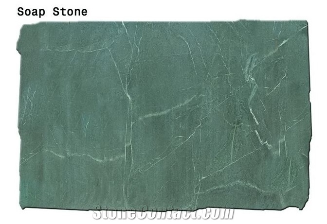 Soapstone Green Dry Granite Slabs, Brazil Green Granite