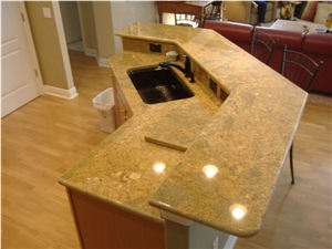 Kitchen Countertops, Kashmir Gold Yellow Granite