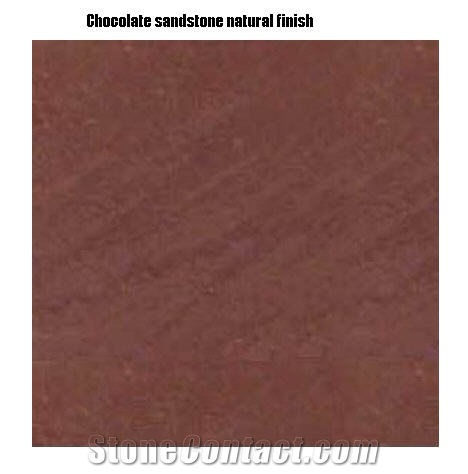 Chocolate Sandstone Natural Finish Slabs