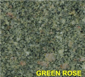 Green Rose Granite Slabs, India Green Granite
