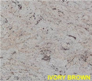 Ivory Brown Granite Slabs, India Brown Granite