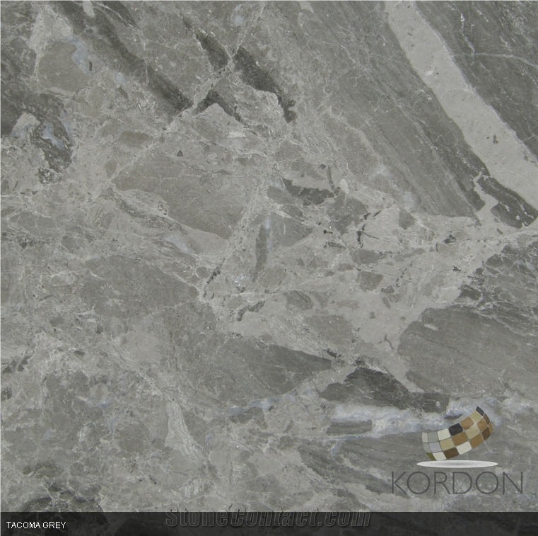 Tacoma Grey Marble Slabs, Turkey Grey Marble