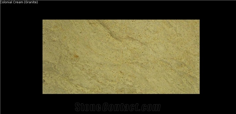 Colonial Cream Granite Tile, India Yellow Granite