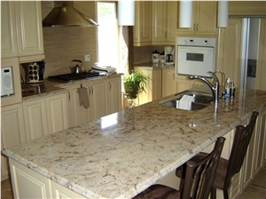 Kitchen Countertops, Kashmir White Granite