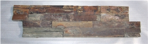 Slate Culture Stone, China Multicolor Slate Cultured Stone