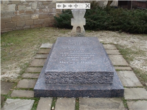 Monument in Tan Brown Granite