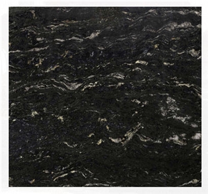 Black Cosmic Granite Tile, Brazil Black Granite