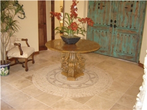 Travertine Tiles, Tenistete Travertine