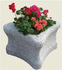 Flower Pots, Porphyry , White Granite