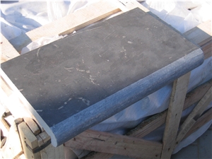 Blue Stone Double Bullnose Pool Coping, Grey Blue Stone Pool Coping