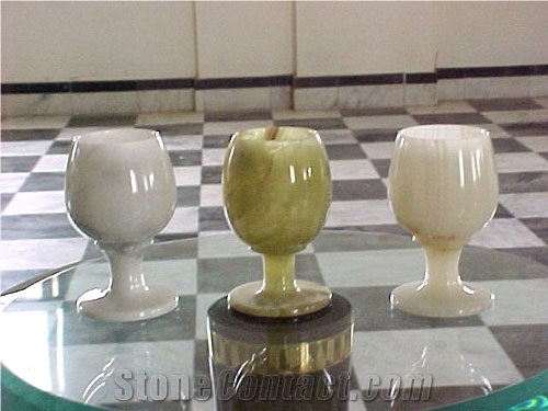 Cherry Glass, Wine Glasses, Ziarat ,Medium Green